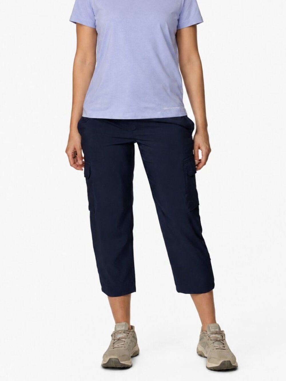 NWT Columbia Silver Ridge Omni-Shade UPF 50 Omni-Wick Capri Cargo Hiking Pants 4